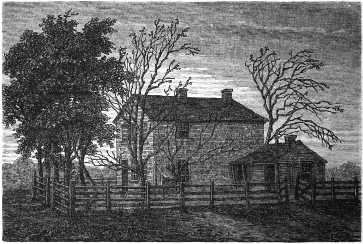 The jail at Carthage, engraved for a French travel magazine in 1862.