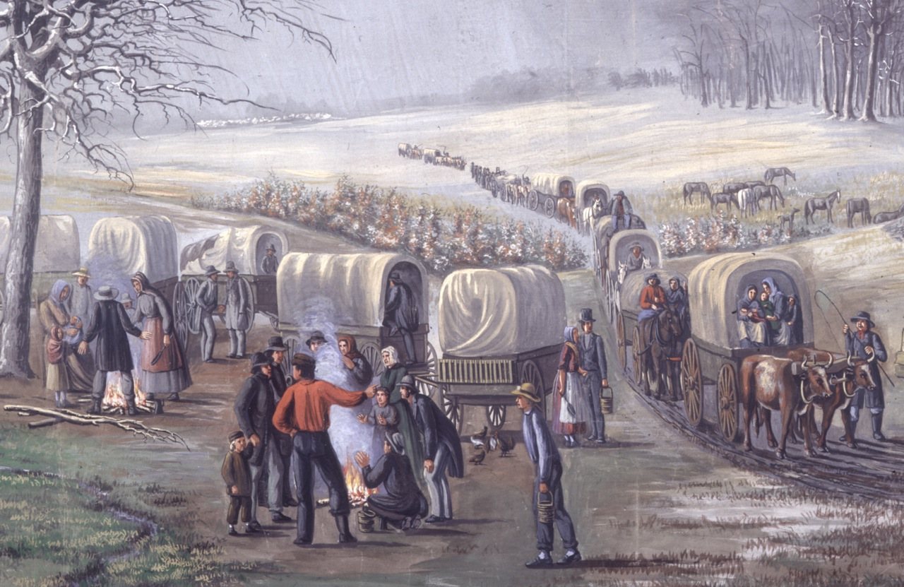 Winter 1838–39: Latter-day Saint families leave Missouri for Illinois.